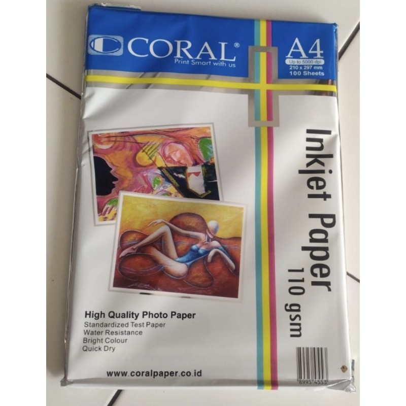 

Premium kertas Sublim Paper inkjet ukuran A4 isi 100