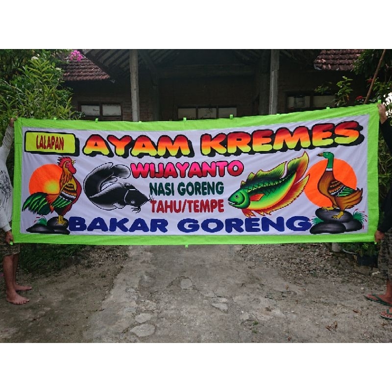 spanduk pecel lele legend