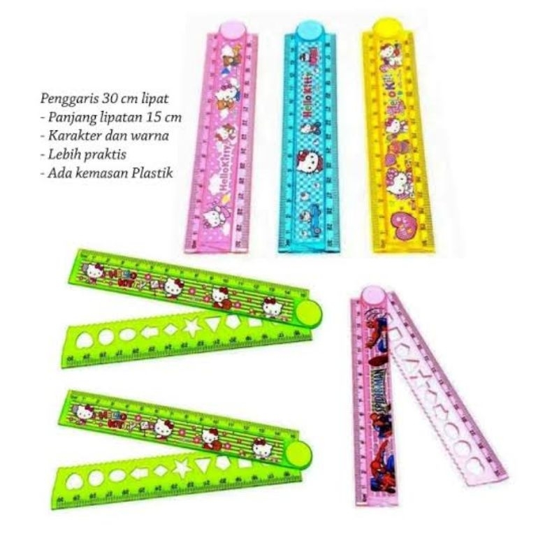 

[PCS] MISTAR LIPAT 30 CM ORI BERKUALITAS / MISTAR 30 CM