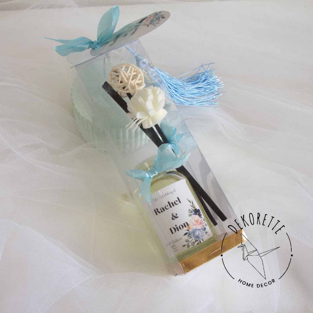 Dekorette- Souvenir |souvenir nikah |souvenir wedding |Souvenir Reed diffuser " LOITA "