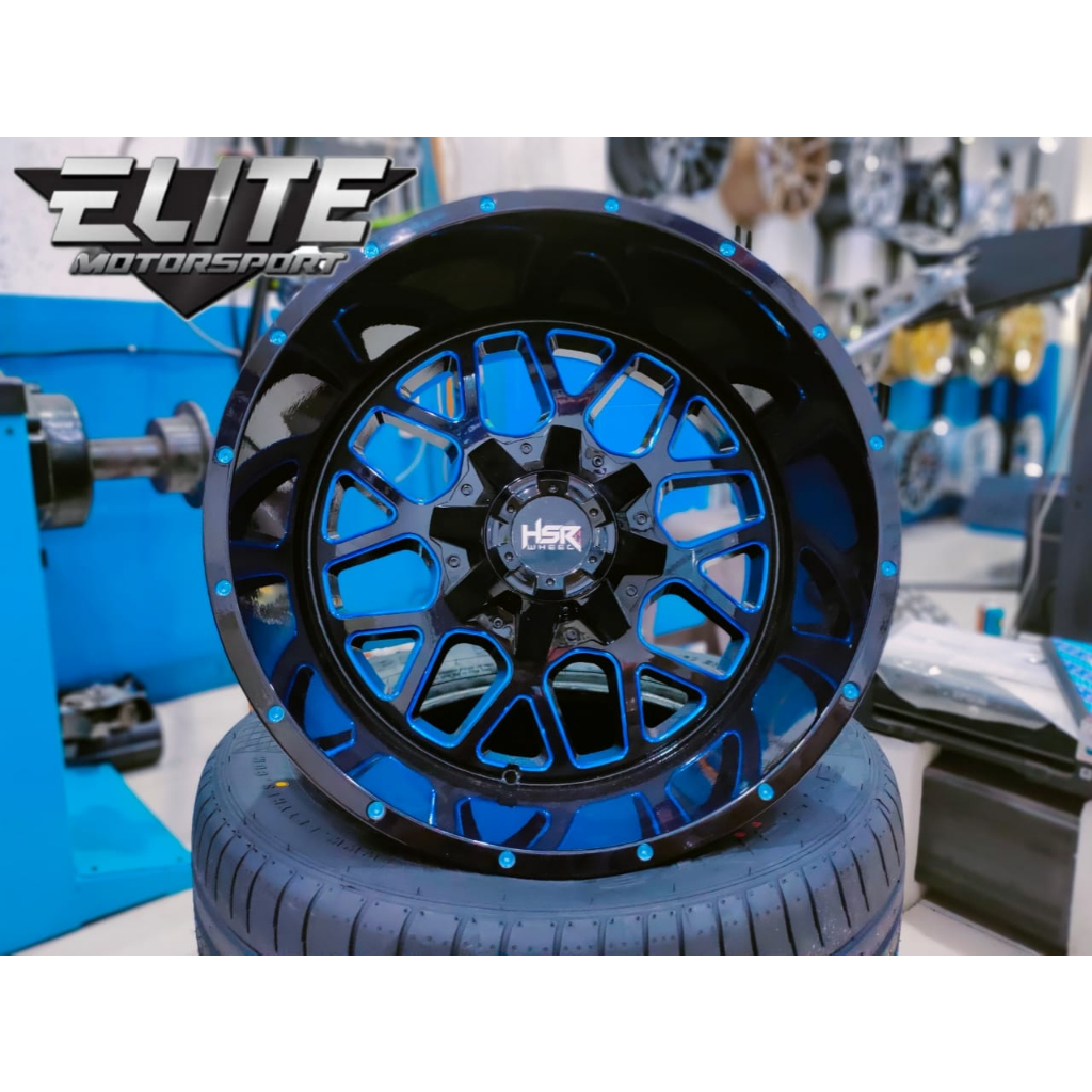 Velg Racing R20x12 Lubang 6 untuk mobil Hilux Pajero Fortuner Triton - Velg HSR SEKADAU