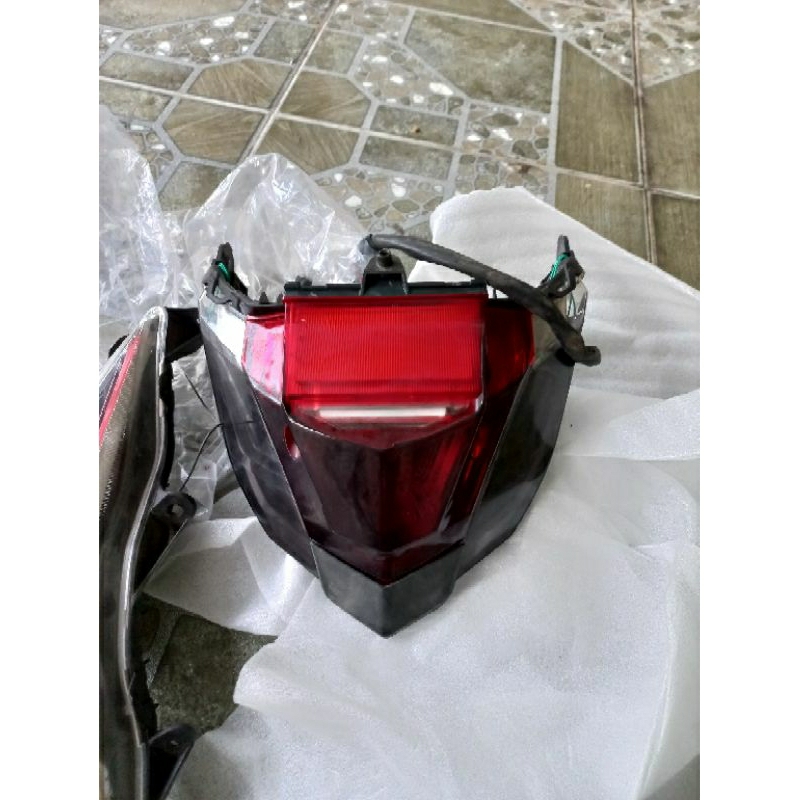 lampu stoplamp reting set honda beat esp copotan custom led alis merah