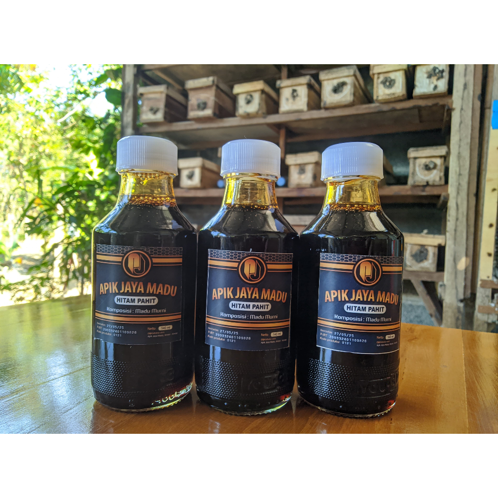 

Madu Hitam Pahit 140ml Madu Asli & Murni Tanpa Campuran | Dari Peternakan Lebah Terpercaya | Tanpa bahan pengawet | Tanpa bahan tambahan | berkhasiat untuk tubuh