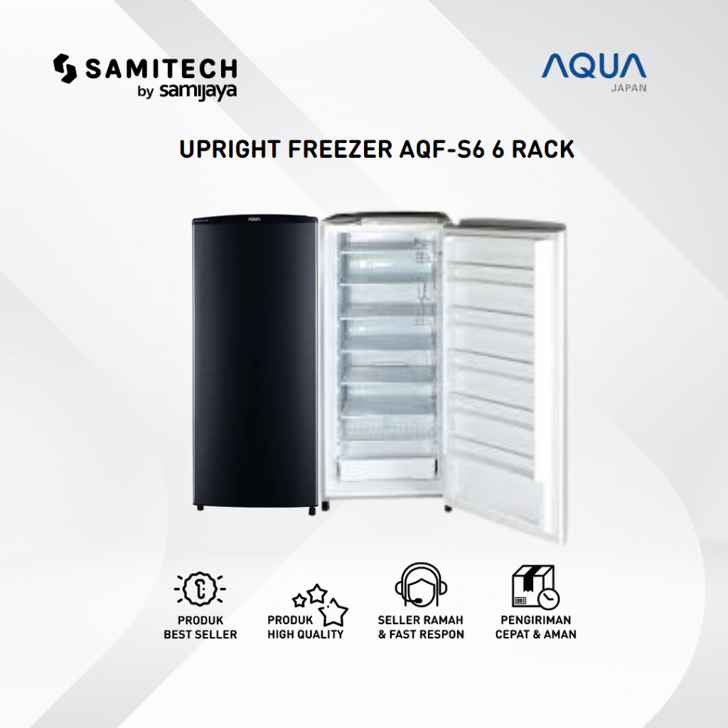 FREEZER BOX AQUA AQF-S6(DS) AQF S6 167LITER BERGARANSI