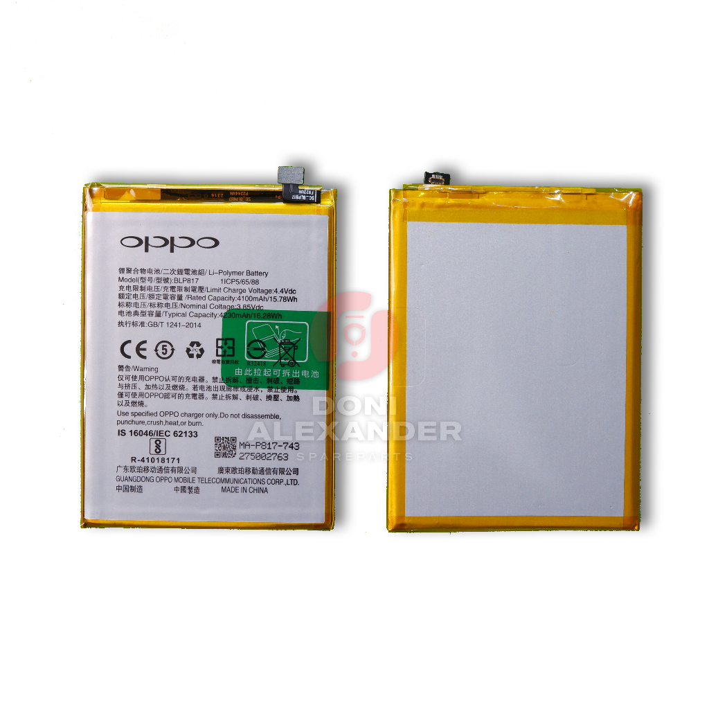 Stok Baru BATERAI BATTERY BATRE OPPO A15 - A15S - A16K - A11K BLP817 BLP-817 ORIGINAL