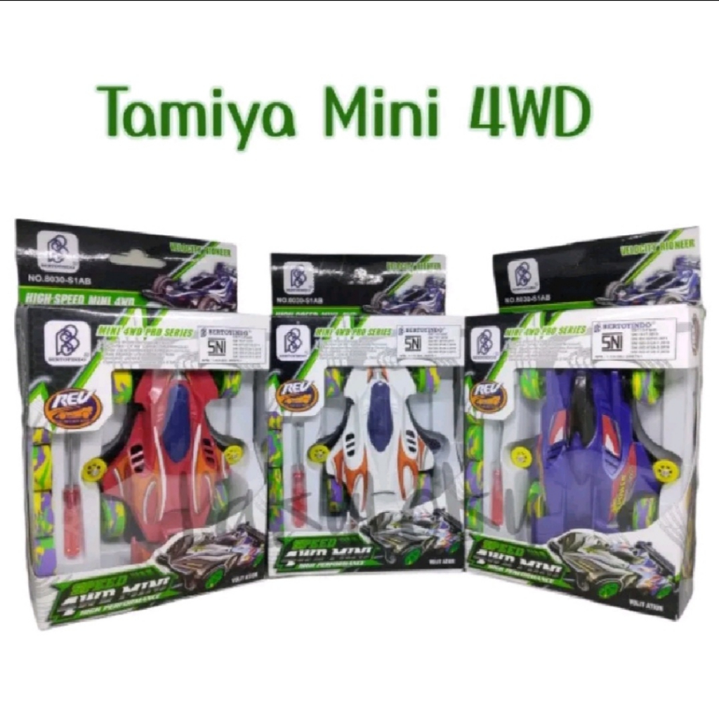 Mainan Mobil Tamiya Mini 4WD Pro Series S1AB Murah Kemasan Dus | Mainan Anak Mobil TAMIYA Balap Spee