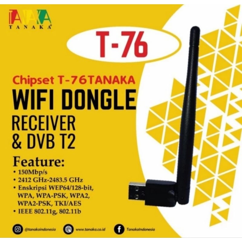 DONGLE WIFI RECEIVER STB TANAKA