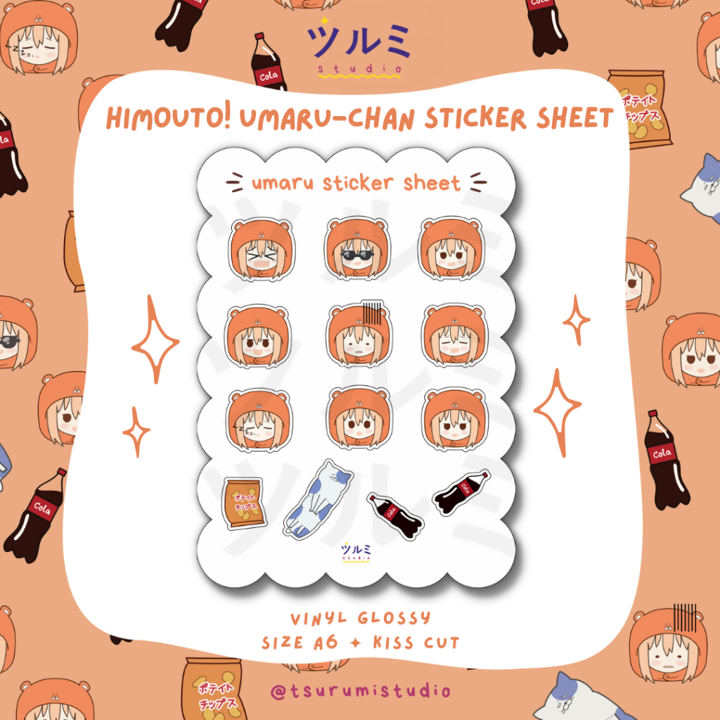 

Himouto! Umaru-chan Sticker Sheet by tsurumistudio