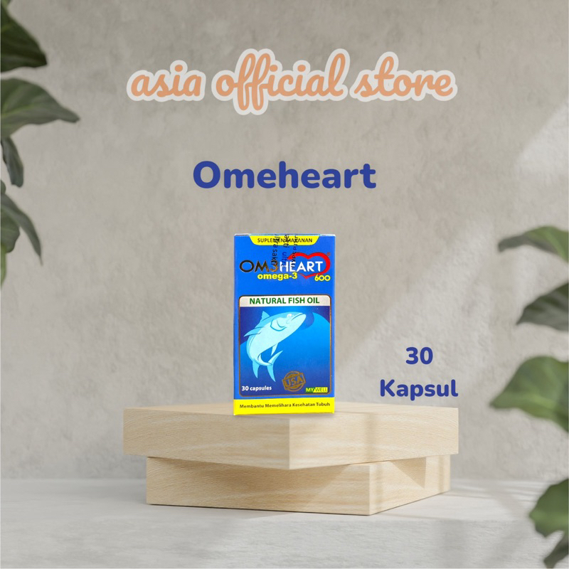 Om3heart Omeheart Omega 3 Isi 30 Kapsul