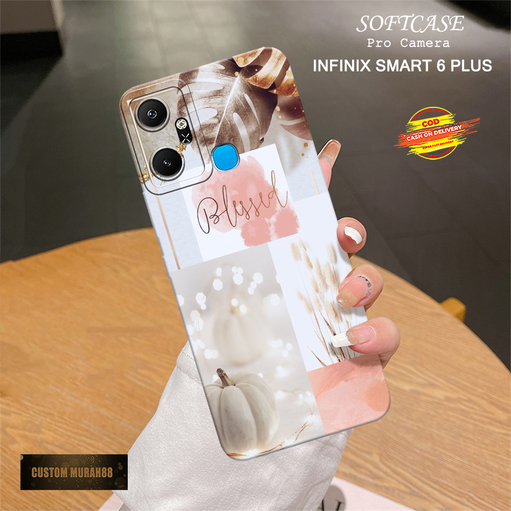 Case Infinix Smart 6 Plus - Fashion Case AESTHETIC - Casing Hp Infinix Smart 6 Plus - Softcase Infin