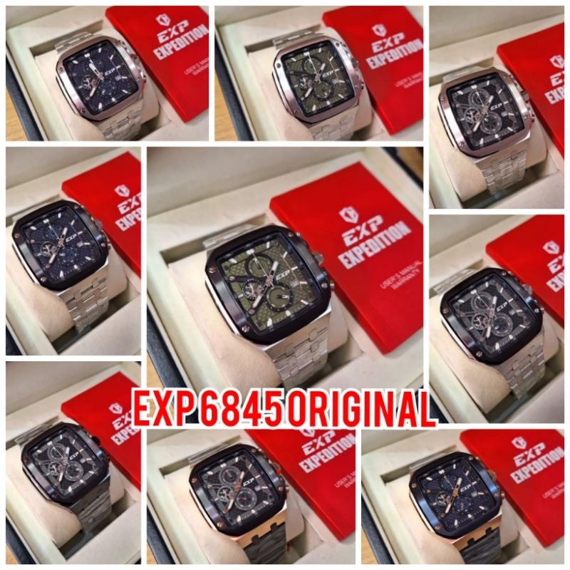 Jam Tangan Pria EXPEDITION  EXP6845  / E6845 /  E 6845 KOTAK ORIGINAL