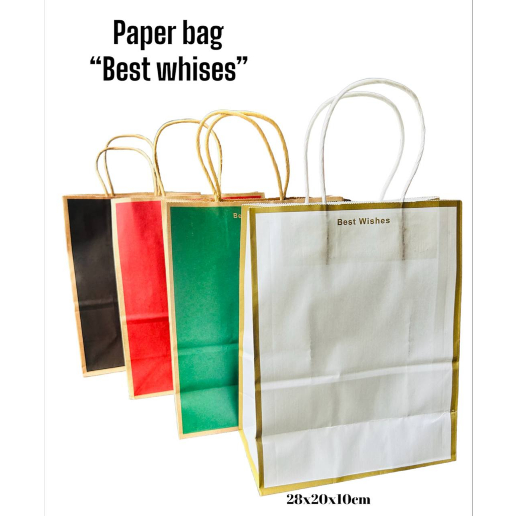 

paper bag best wishes