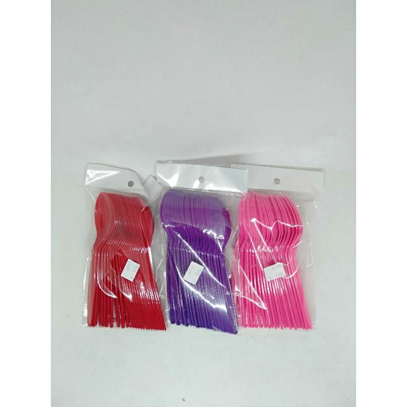 sendok makan plastik/ sendok makan warna warni