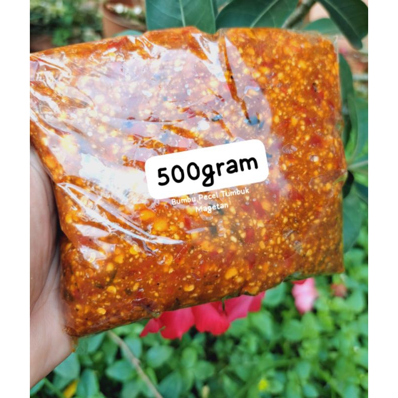 

BUMBU PECEL TUMBUK PREMIUM 500 GRAM