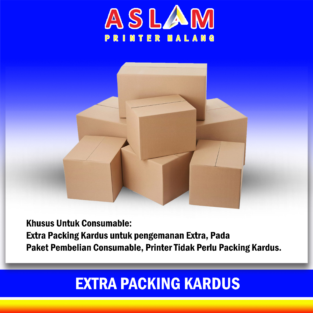 

Kardus Tambahan Packing Ekstra consumable