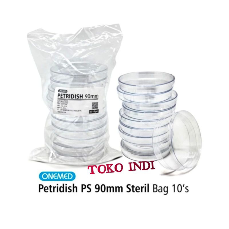 PER PCS Cawan Petri Plastik/Cawan Petri 9 cm Plastik