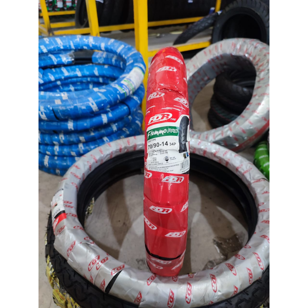 FDR FLEMMO PRO Ban Motor Matic Ring 14 Uk 70/90-14 Tubetype Beat/Fino/Spacy/Mio/Soul - FDR FLEMMO PR