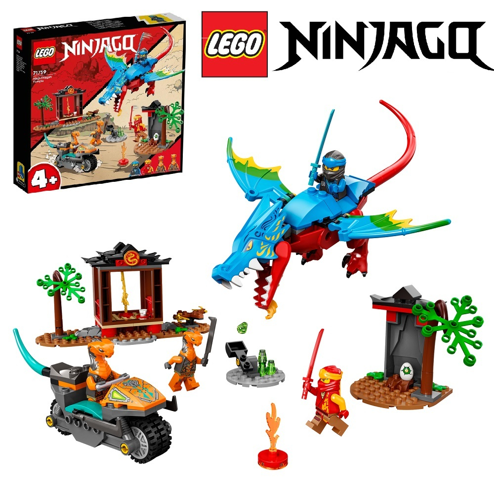 Lego Ninjago 71759 Ninja Dragon Temple Mainan Anak Brick Block Original