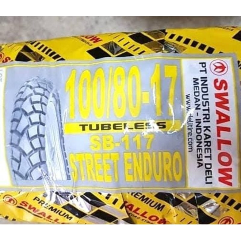 Ban Swallow 100/80-17 SB117 Tubeless street enduro