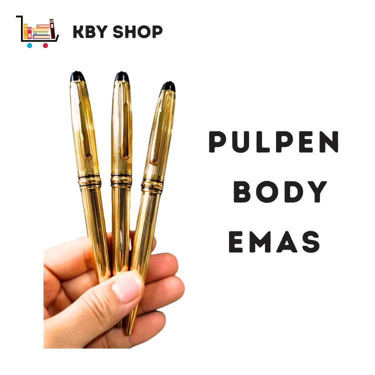

PULPEN BODY METAL EMAS PEN BALLPOINT SOUVENIR