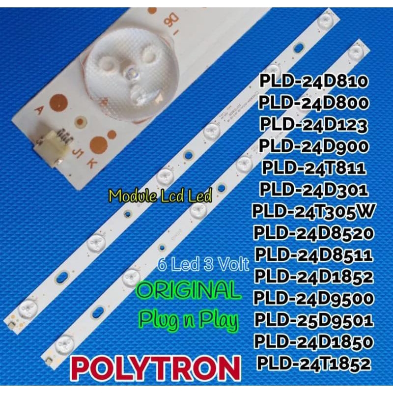 satu set BACKLIGHT POLYTRON 24 inch PLD24D900 PLD24T8511 PLD24D123
