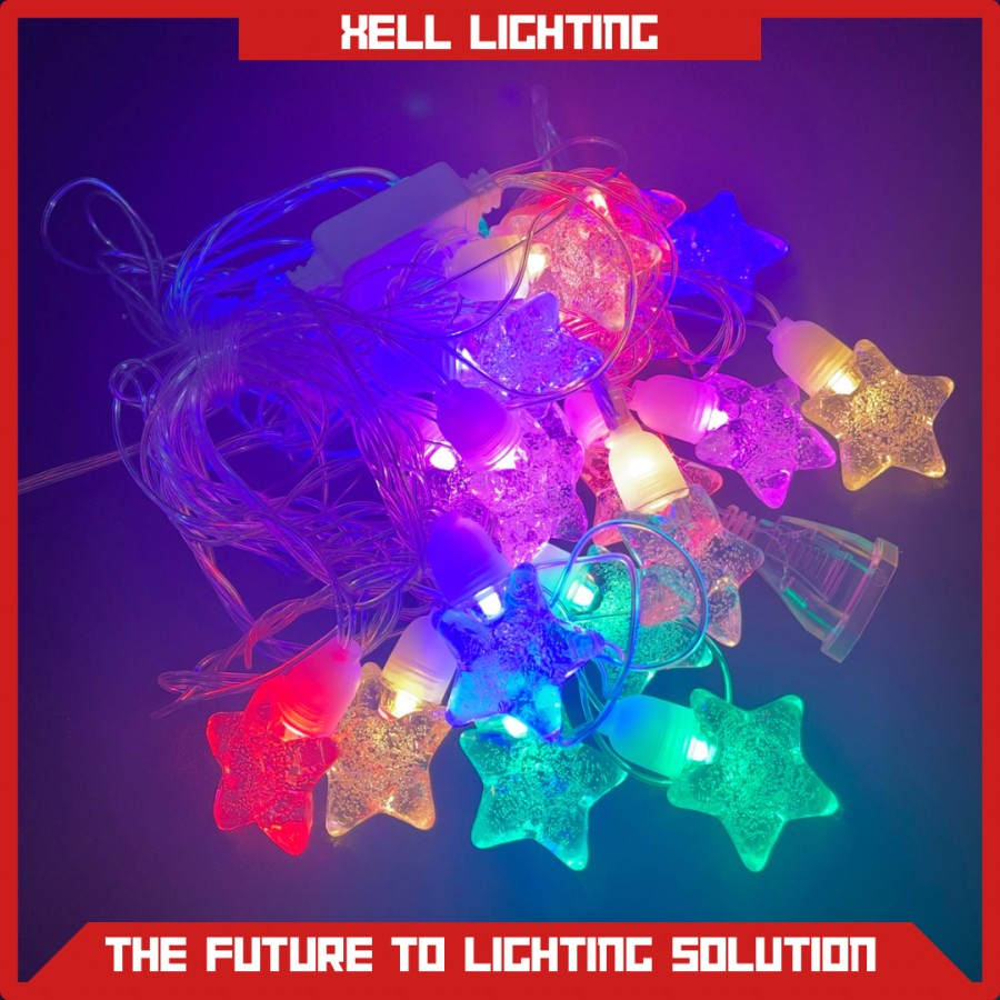 Lampu Tumblr Dekorasi LED 5 meter / Lampu Natal Warna Warni Crystal