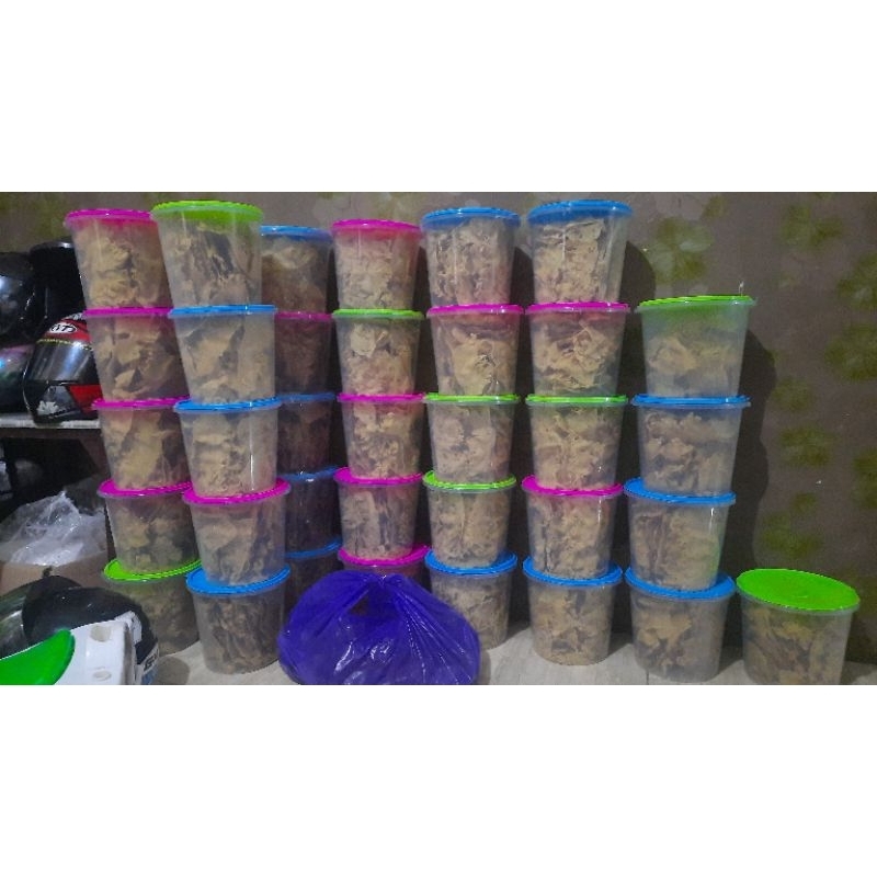 peyek kacang/rebon 1 kg