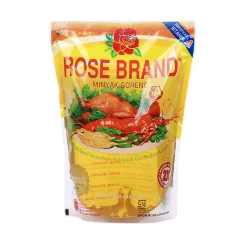 

Minyak goreng Rose brand 2L