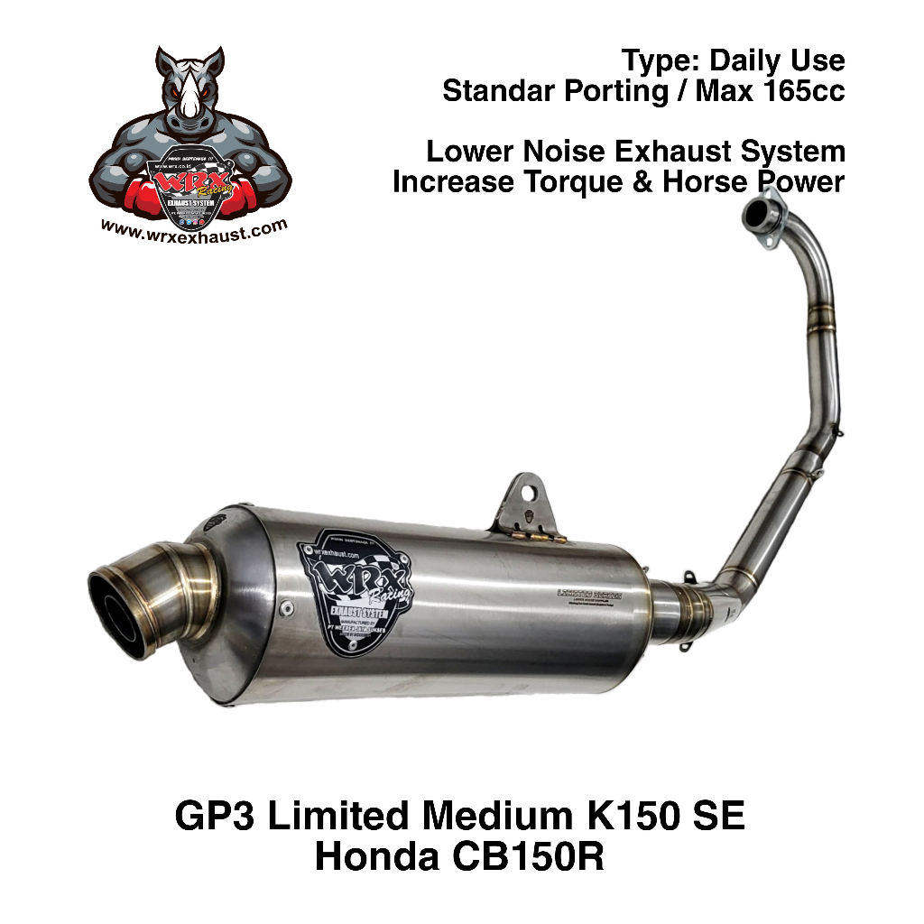 Knalpot WRX GP3 Limited K150 SE CB150R