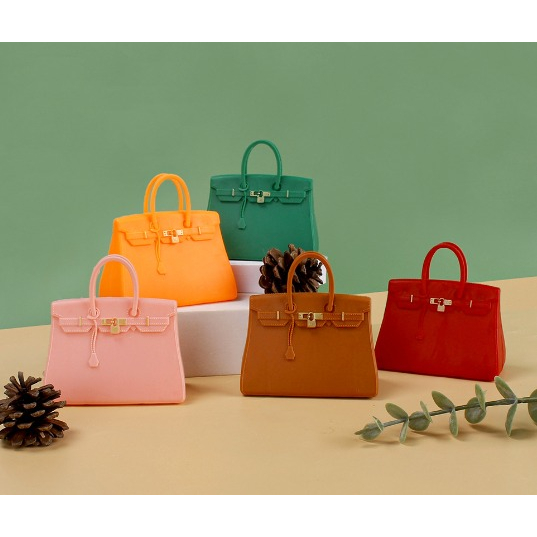 Cake Topper Bag/Hiasan Kue Miniatur Tas Hermes Warna
