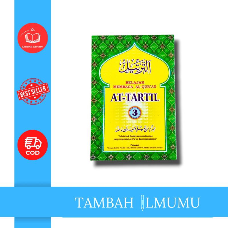 BUKU/KITAB AT-TARTIL JILID 3 [METODE MENGAJI AT-TARTIL JILID 3]