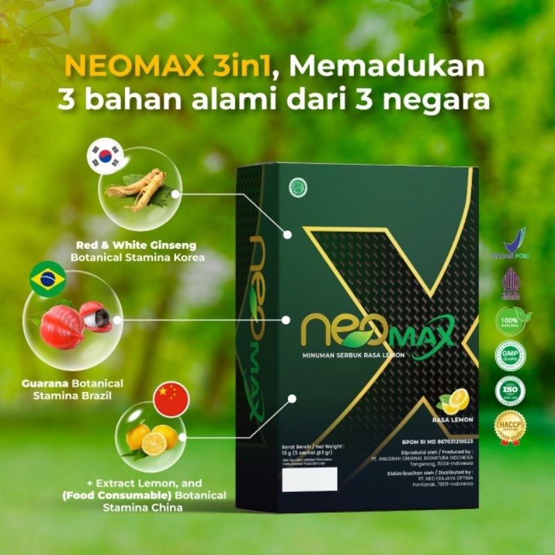 

Minuman Botanical Stamina - Neo Max
