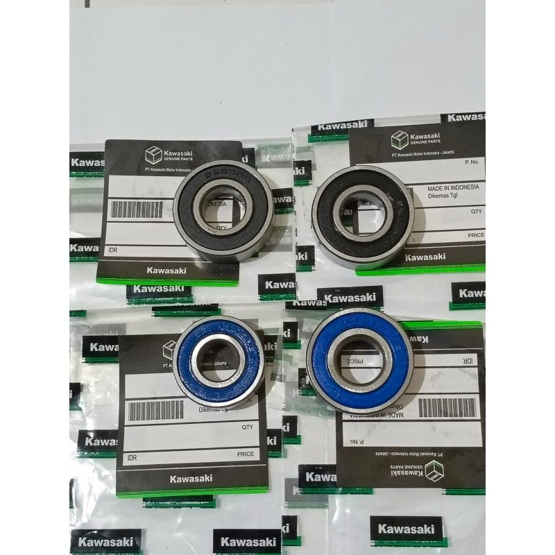 Bearing roda set depan belakang kawasaki Athlete 4pcs komplit