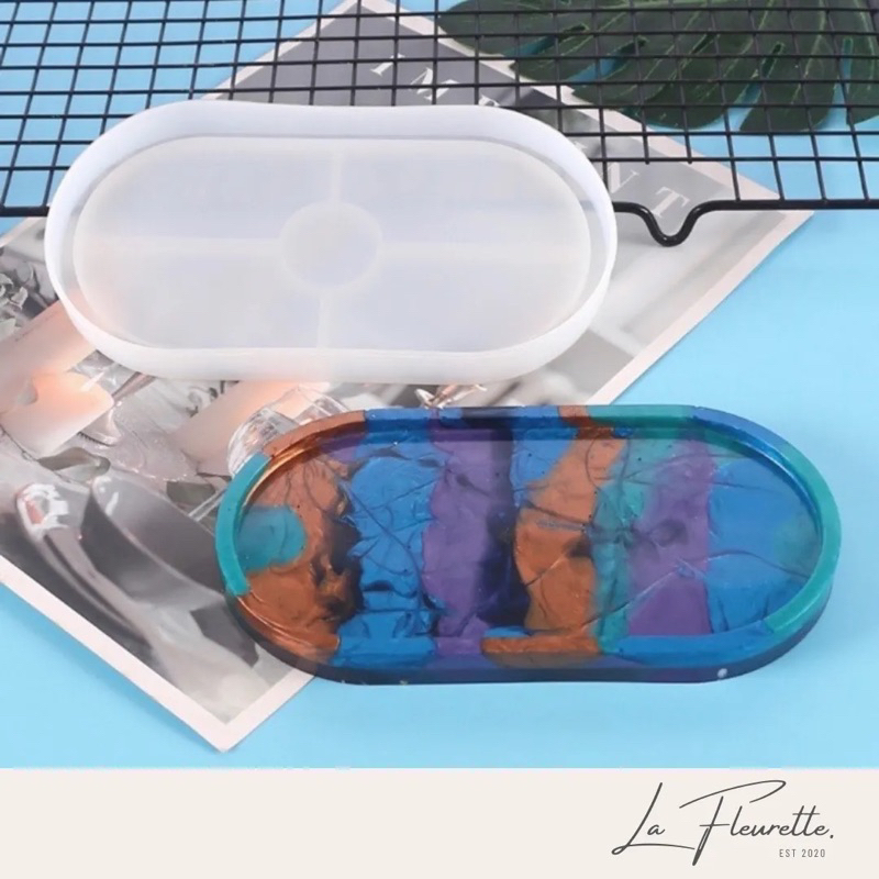 cetakan silikon tray / cetakan silikon oval / cetakan silikon tray oval / cetakan silikon untuk kera