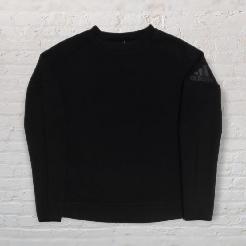 Sweater crewneck Adidas Hitam PL brand