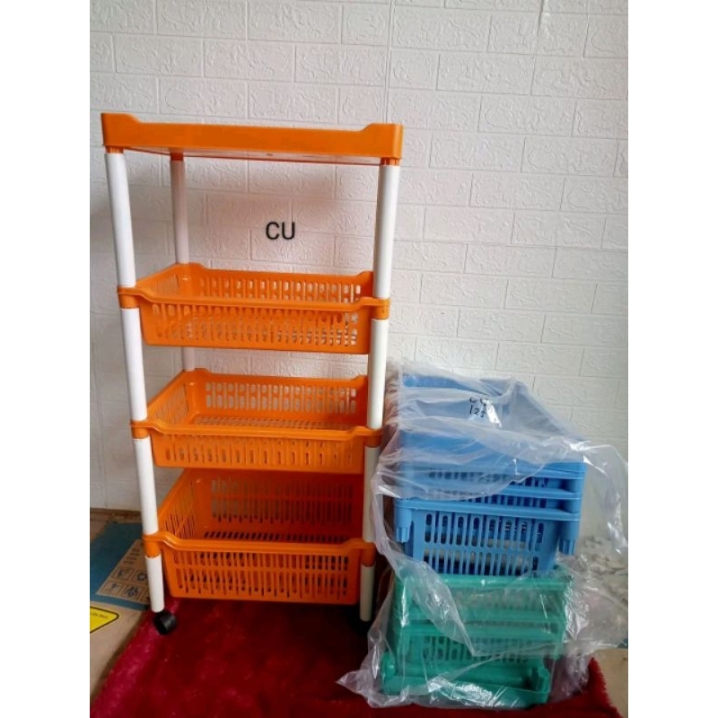 rak bumbu / rak salon philya susun 4