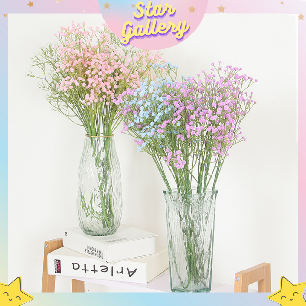 Baby Breath / Bunga Baby Breath Artificial / Artificial Baby Breath  Palsu Dekorasi Bucket BG31