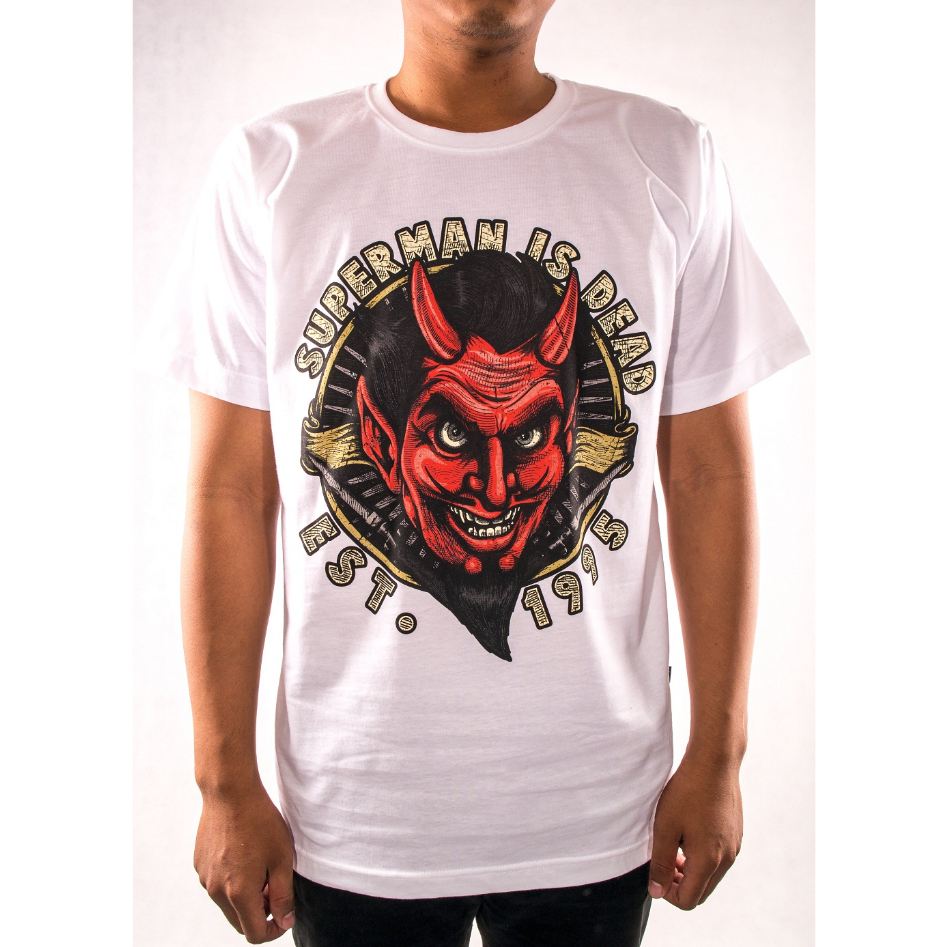SID MERCH | SIDDEVIL WHT 100% Original Kaos Boxy Fit T Shirt