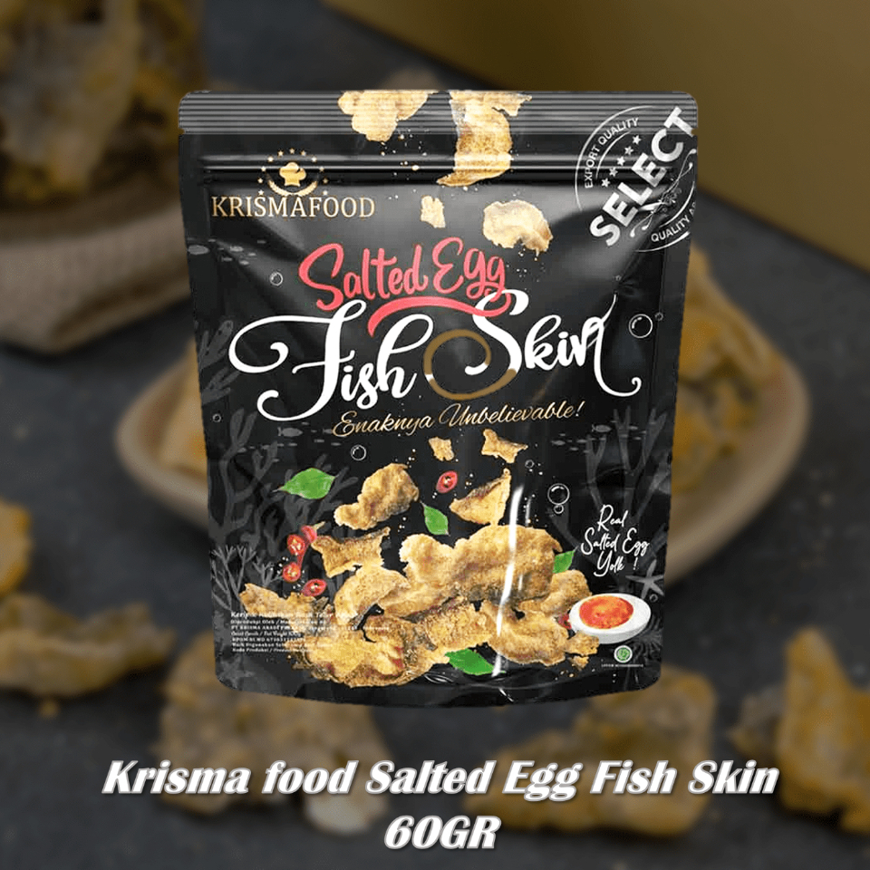 

Krisma food salted egg fish skin 60GR