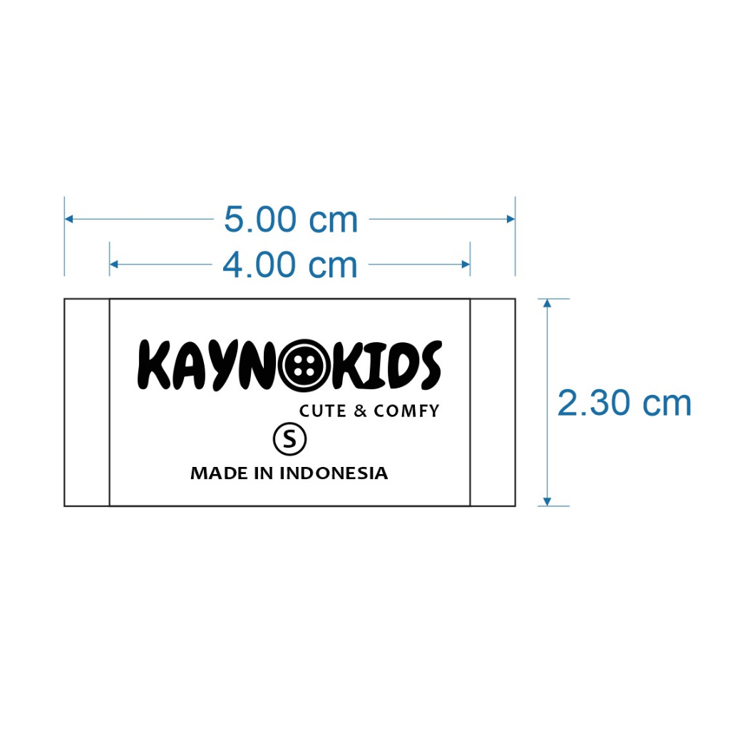 

label woven KAYNOKIDS