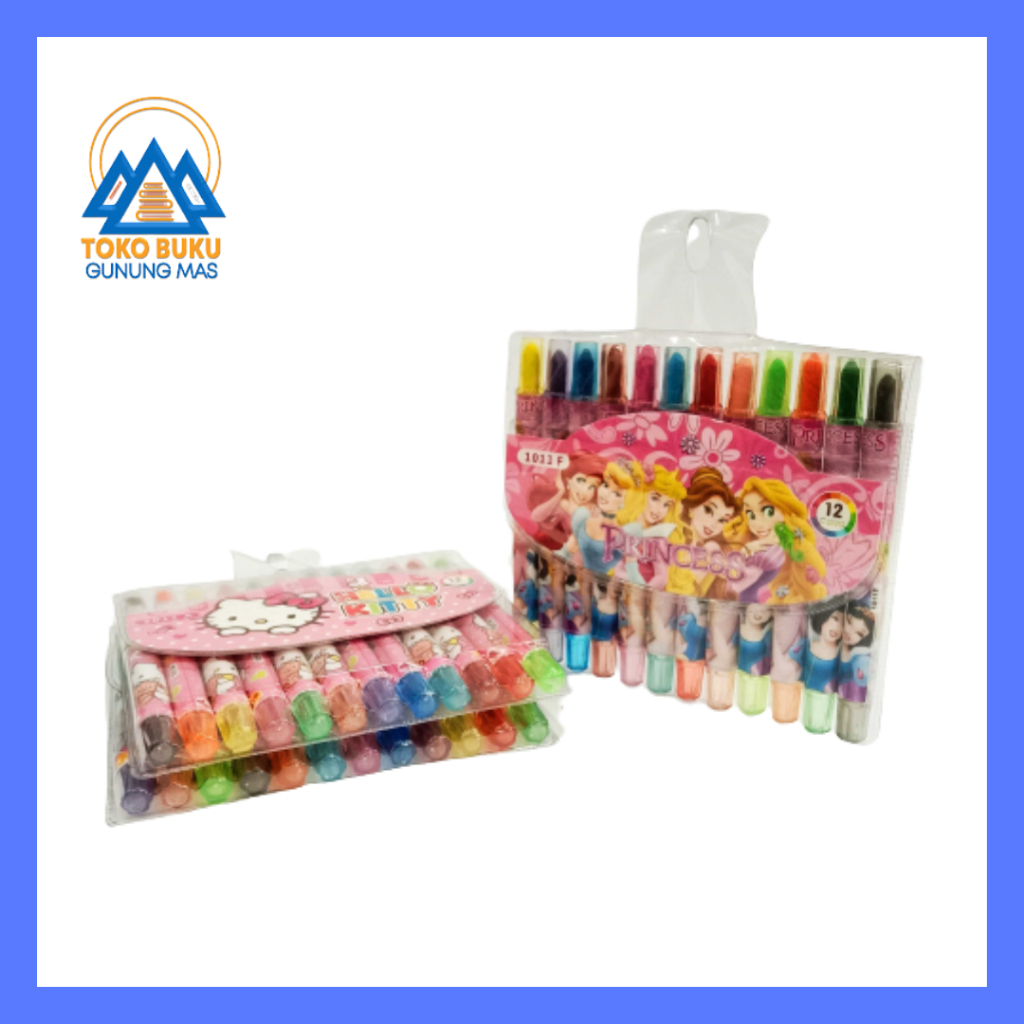 

Crayon Putar Fancy pendek Karakter 12 warna