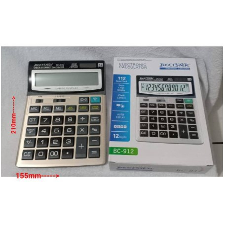 

Kalkulator Beetster BC912 Calculator 12 Digit Beetster BC 912