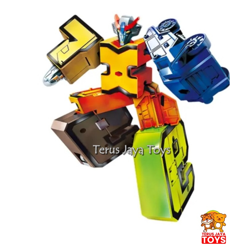 RB22 Mainan Robot Angka 0-9 Besar Plastik Tebal