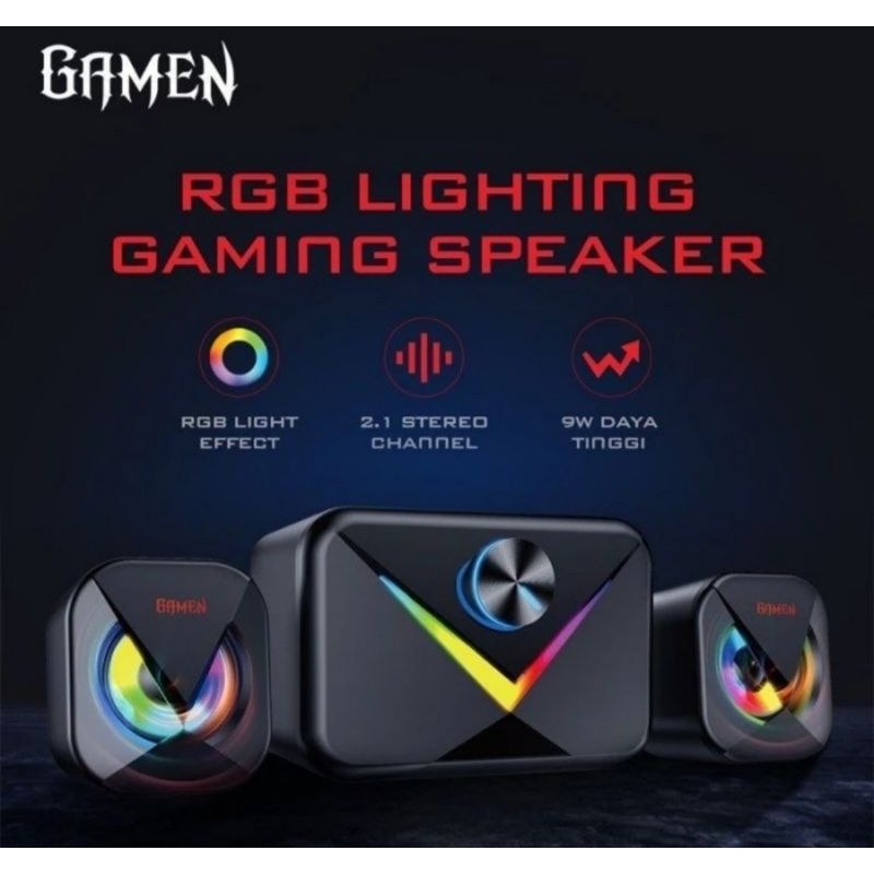 Gamen Gs10 Speaker Gaming RGB