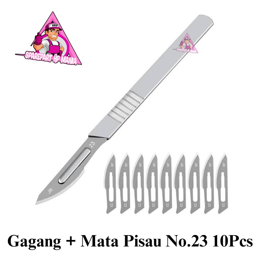 GAGANG + MATA PISAU IC NO.23 PISAU UKIR BEDAH