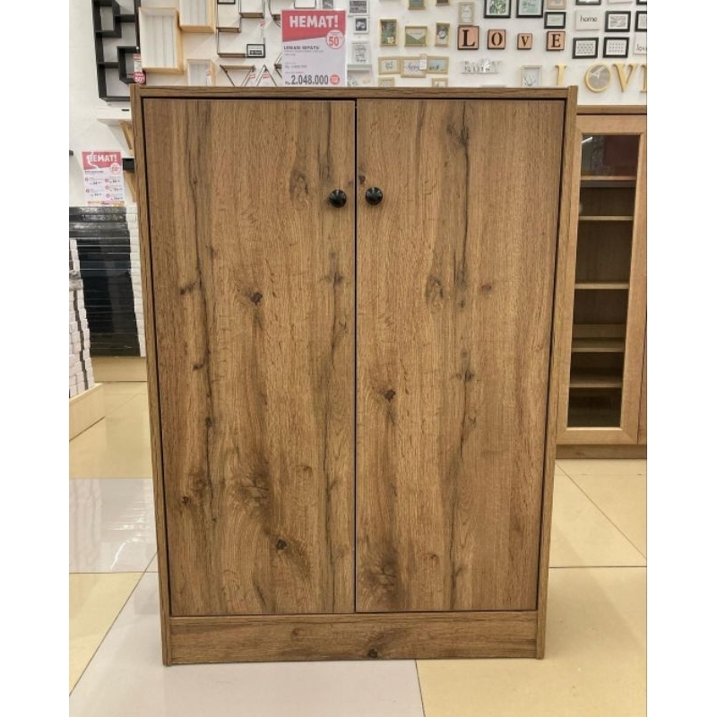 Selma Ford Kabinet 2 Pintu - Cokelat Furniture Informa lemari buku rak buku lemari arsip lemari kayu