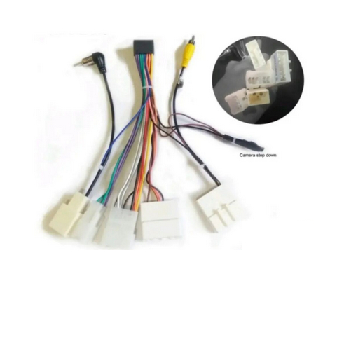 Socket head unit Android Toyota PNP Lengkap Step down kamera Bawaan Innova Reborn / Raize Rocky / Fo