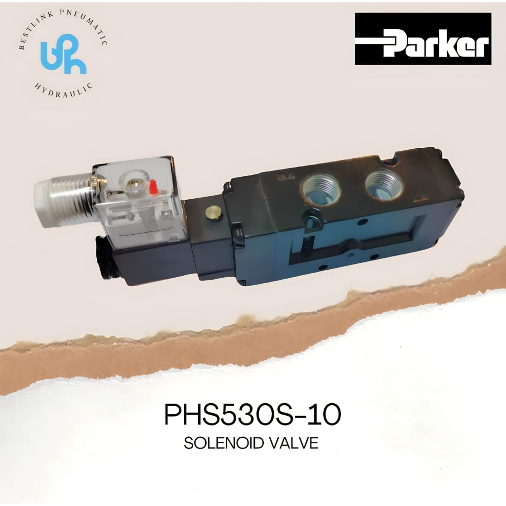 SOLENOID VALVE PNEUMATIC PARKER PHS530S-10 DRAT 3/8"