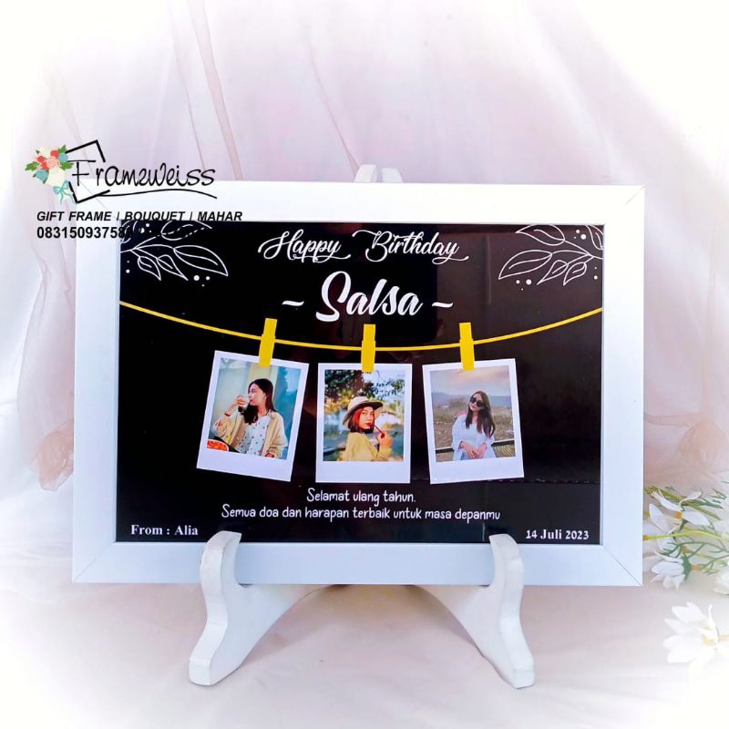 Kado frame/kado cewek/kado cowok/kado wisuda/kado ultah/kado anniversary/kado murah/bingkai foto fra