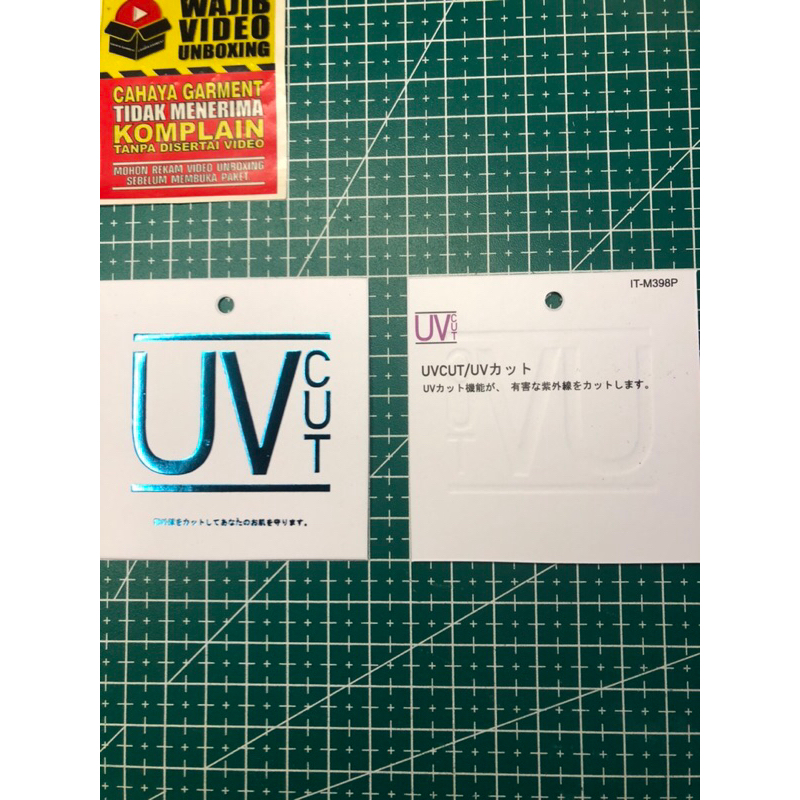 

UV CUT TAG SPOT UV MENGKILAP EMBOSS TIMBUL SUPER PREMIUM CO 1X DI KIRIM 600PCS